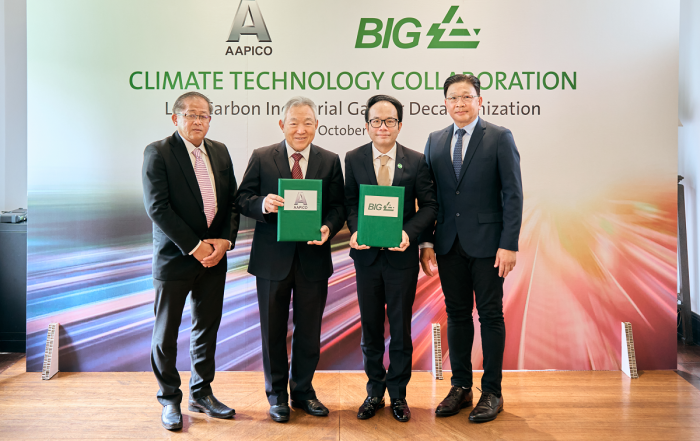 BIG - AAPiCOa Hitech Collaborate Sustainable Auto Manufacturing with Low-Carbon Argon for the First Time in Thailand