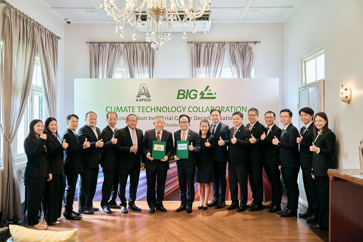 BIG - AAPiCOa Hitech Collaborate Sustainable Auto Manufacturing with Low-Carbon Argon for the First Time in Thailand
